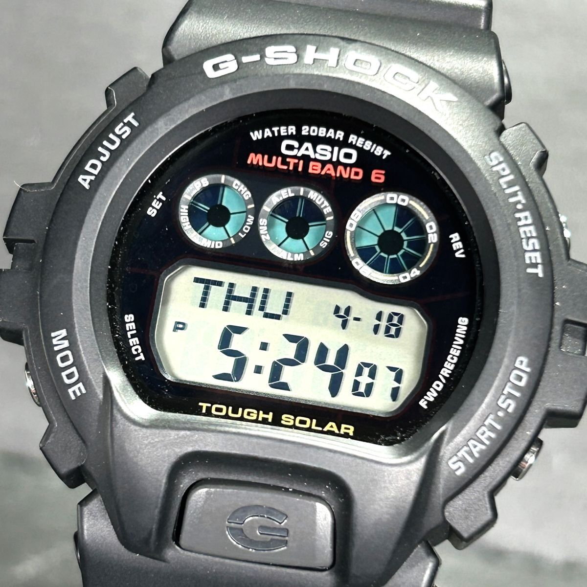 新品 CASIO カシオ G-SHOCK ジーショック GW-6900-1 腕時計 タフソーラー 電波ソーラー デジタル 多機能 ブラック ステンレススチールの画像2