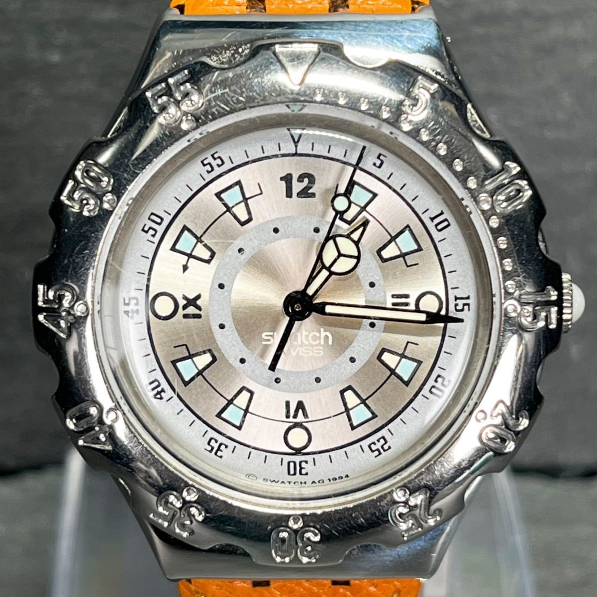 SWATCH スウォッチ IRONY アイロニー SCUBA スキューバ Sealights シーライツ AG1994 YDS100 腕時計 アナログ クオーツ 新品電池交換済み