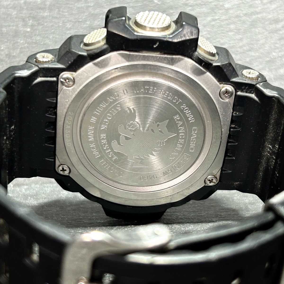 CASIO カシオ G-SHOCK ジーショック MASTER OF G LAND RANGEMAN レンジマン GW-9400J-1JF 腕時計 タフソーラー デジタル 電波時計 多機能の画像8