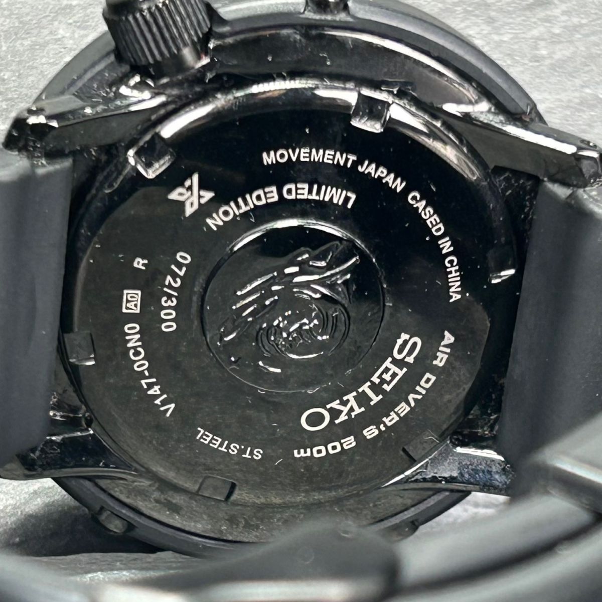 400本限定 フリーメンズスポーティングクラブ限定 SEIKO セイコー PROSPEX プロスペックス SBDN029 腕時計 ダイバーソーラー アナログ 黒_画像8