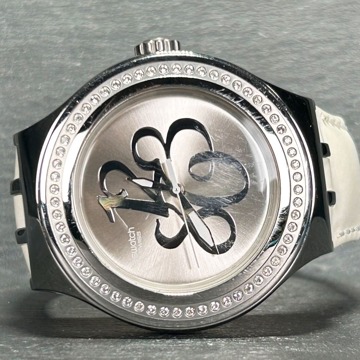 SWATCH Swatch IRONY Irony NABAB YNS107 наручные часы кварц аналог нержавеющая сталь серебряный циферблат мужской новый товар батарейка заменена 