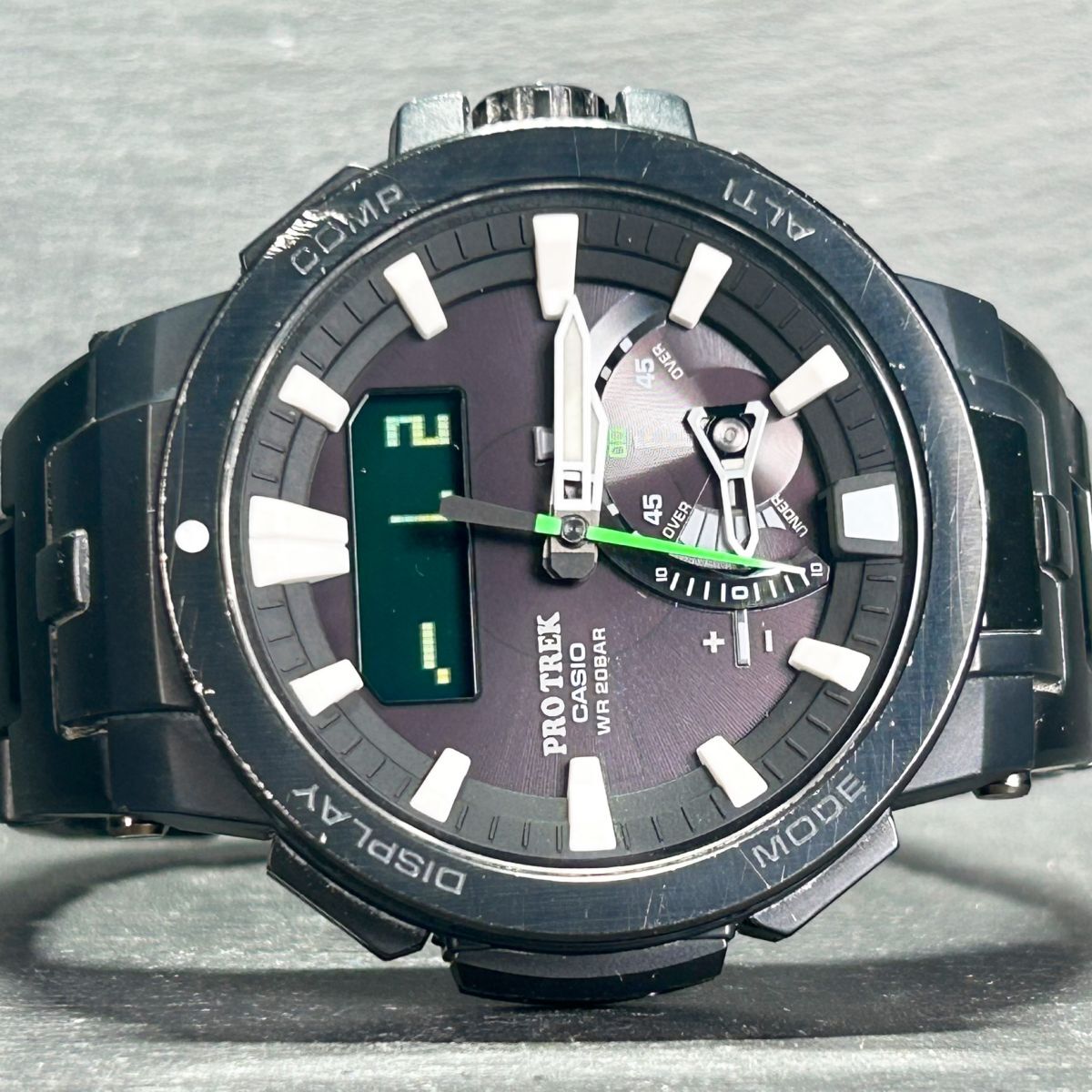 CASIO PROTREK Casio Protrek PRW-7000FC-1 наручные часы аналог цифровой радиоволны солнечный Triple сенсор черный Multifield Line