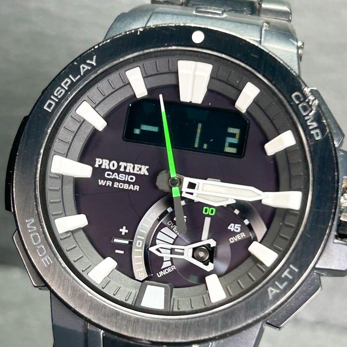 CASIO PROTREK カシオ プロトレック PRW-7000FC-1 腕時計 アナログ デジタル 電波ソーラー トリプルセンサー ブラック Multifield Lineの画像2
