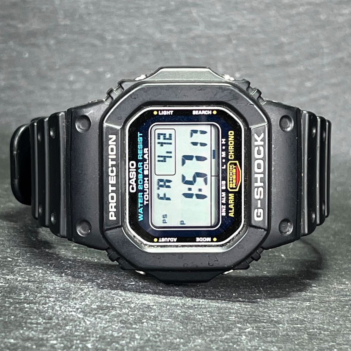 CASIO カシオ G-SHOCK Gショック G-5600E-1JF メンズ 腕時計 デジタル タフソーラー オールブラック カレンダー 多機能 樹脂 動作確認済み