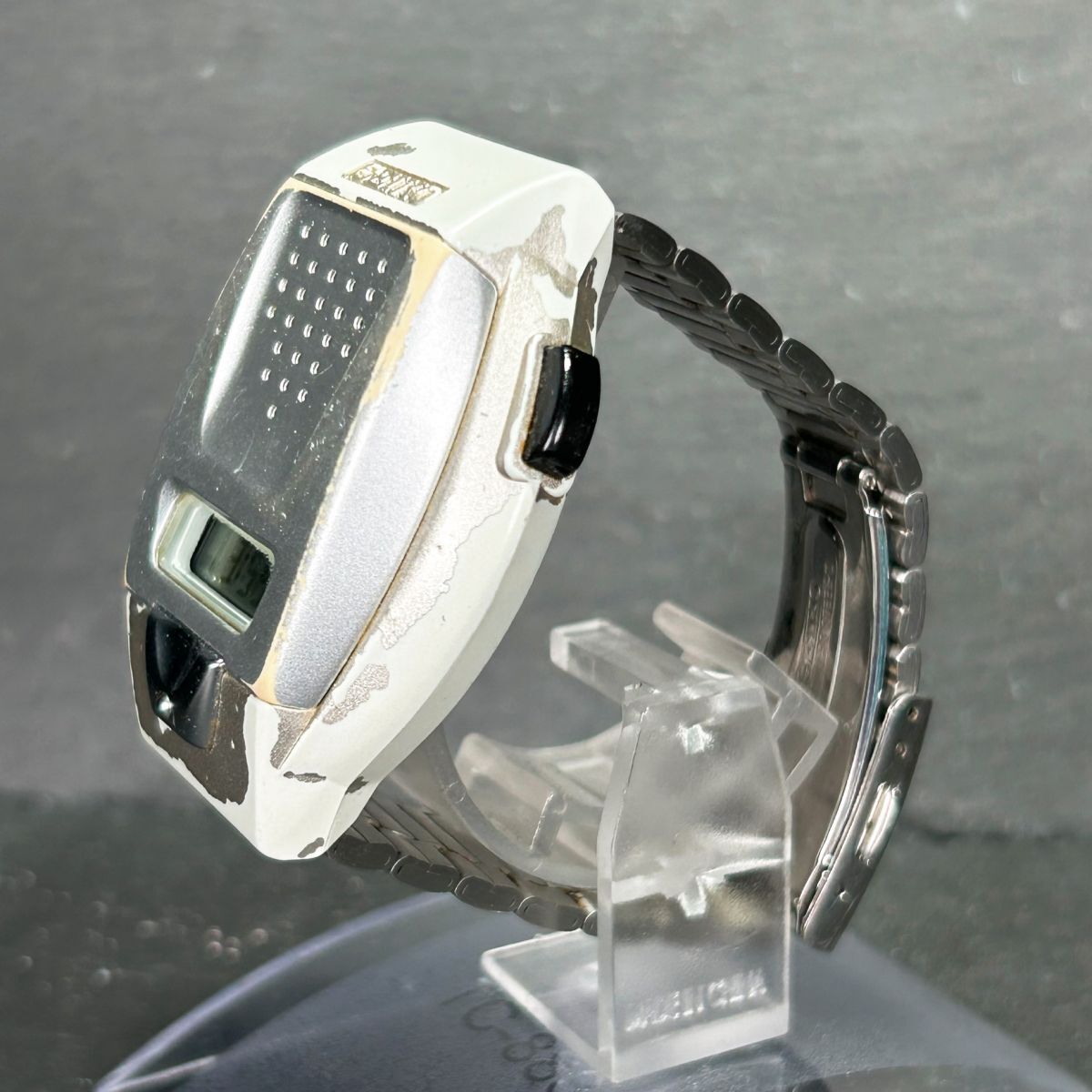 SEIKO セイコー SBJS001 腕時計 音声デジタルウオッチ クロノグラフ アラーム 多機能 ステンレス プラスチック ユニセックス 動作確認済みの画像6