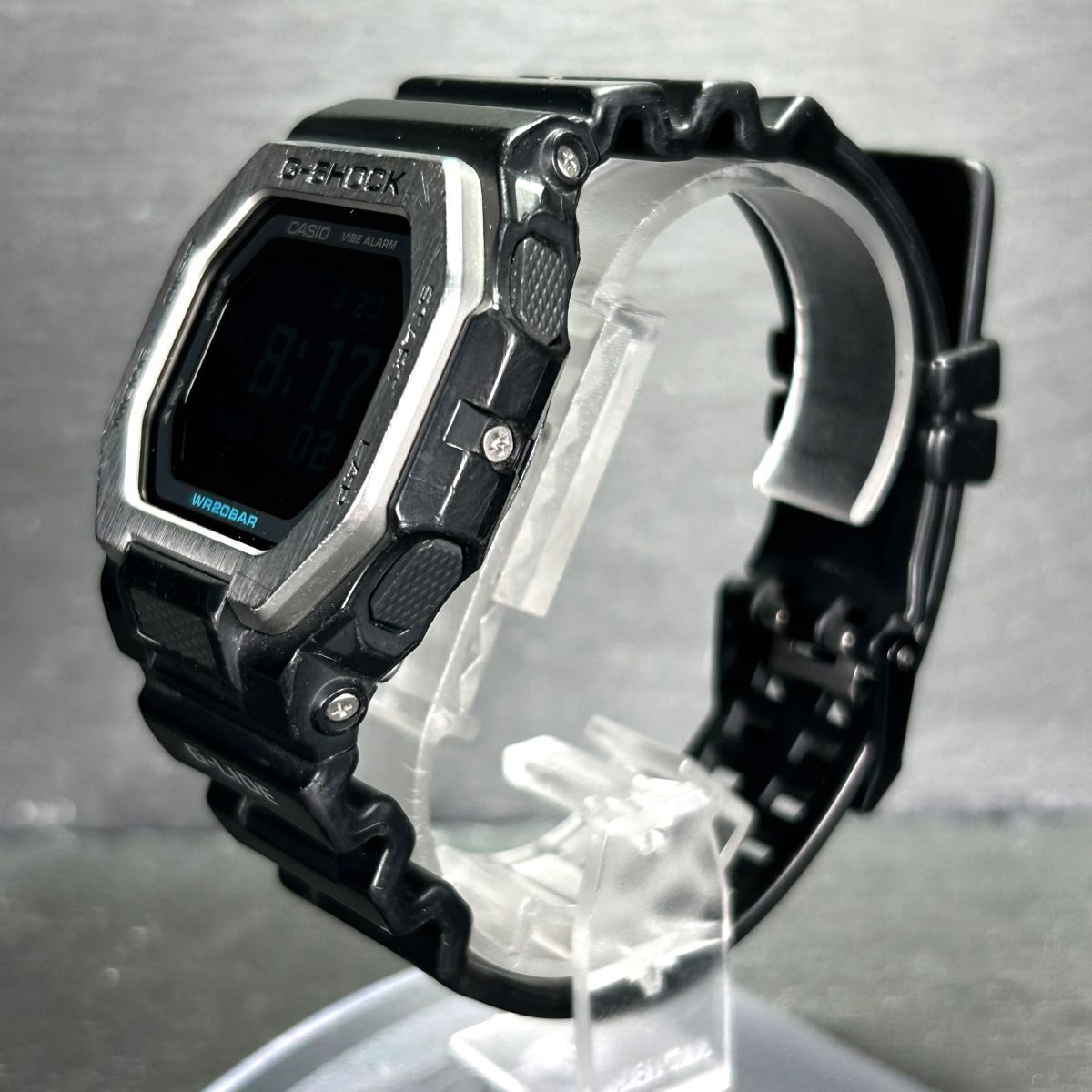 CASIO カシオ G-SHOCK ジーショック G-LIDE ジーライド GBX-100-1 腕時計 クオーツ デジタル 多機能 Bluetooth モバイルリンク 電池交換済の画像6
