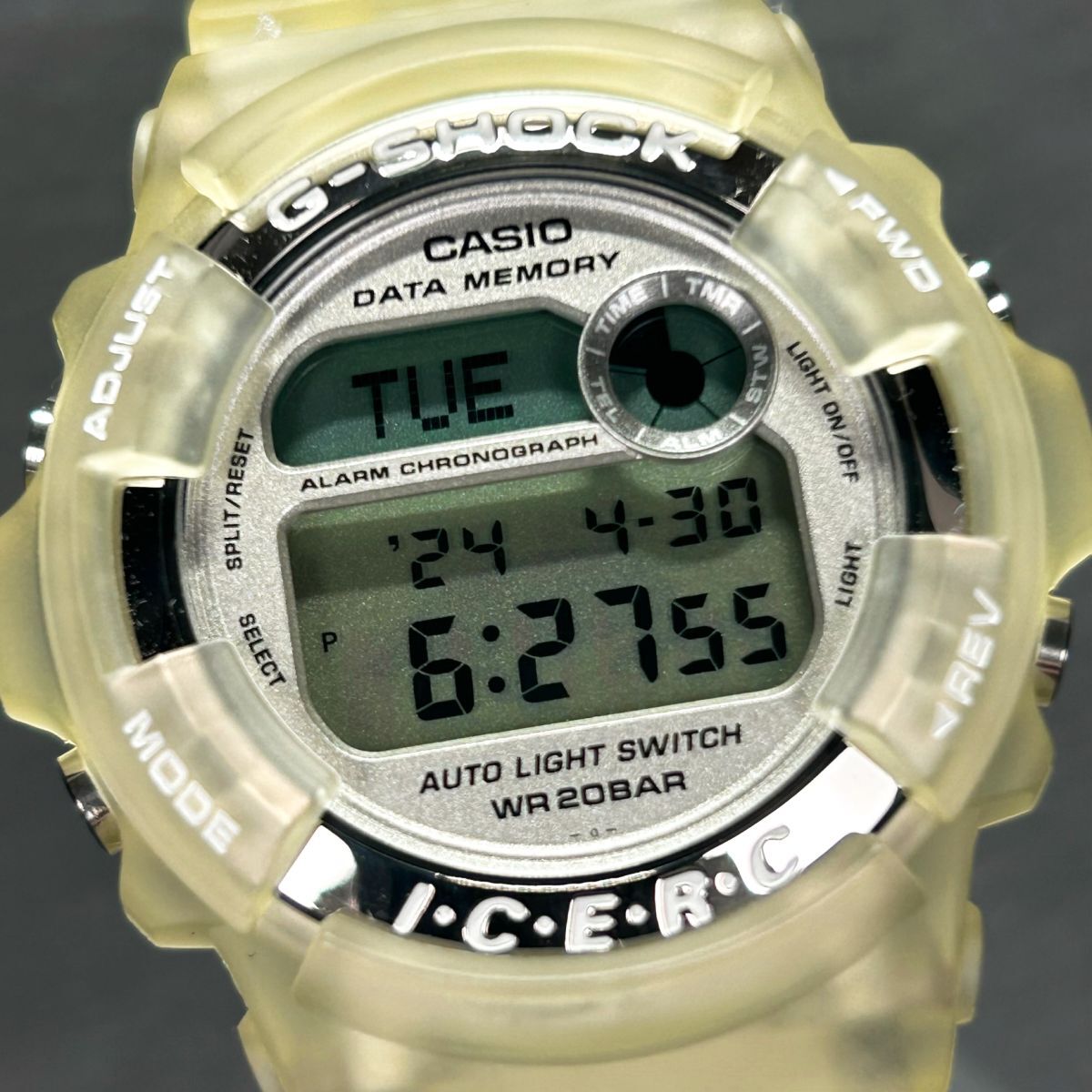 1998年 新品 CASIO カシオ G-SHOCK ジーショック 第7回国際イルクジ会議 DW-9200K-7T 腕時計 クオーツ デジタル スケルトン 多機能 メンズ_画像1