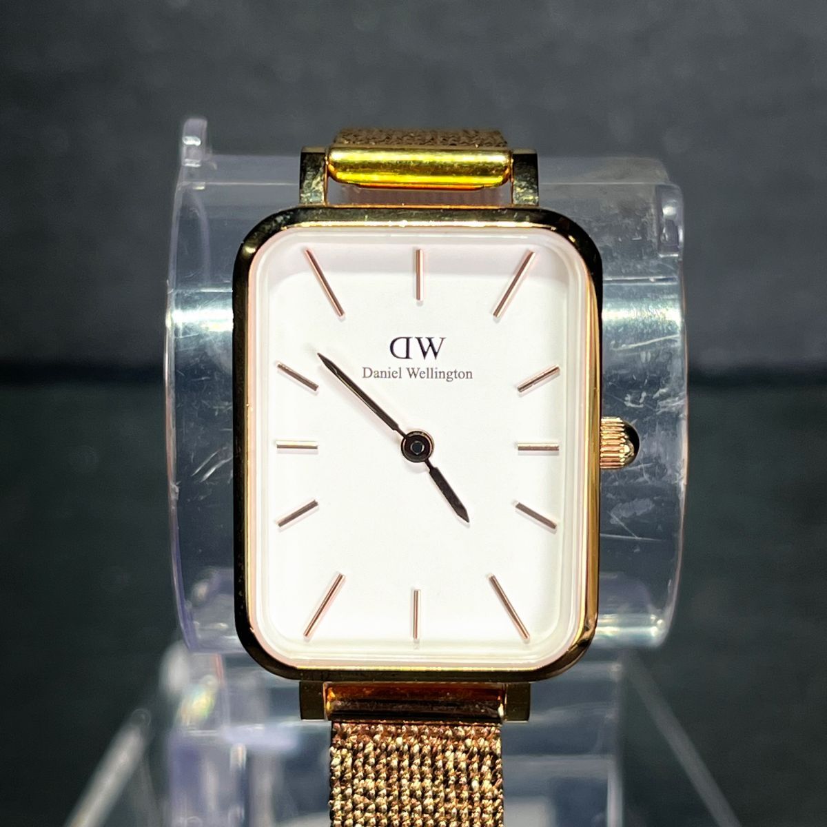 Daniel Wellington ダニエルウェリントン DW00100431 腕時計 アナログ クオーツ オフホワイト文字盤 ローズゴールド 新品電池交換済み_画像1