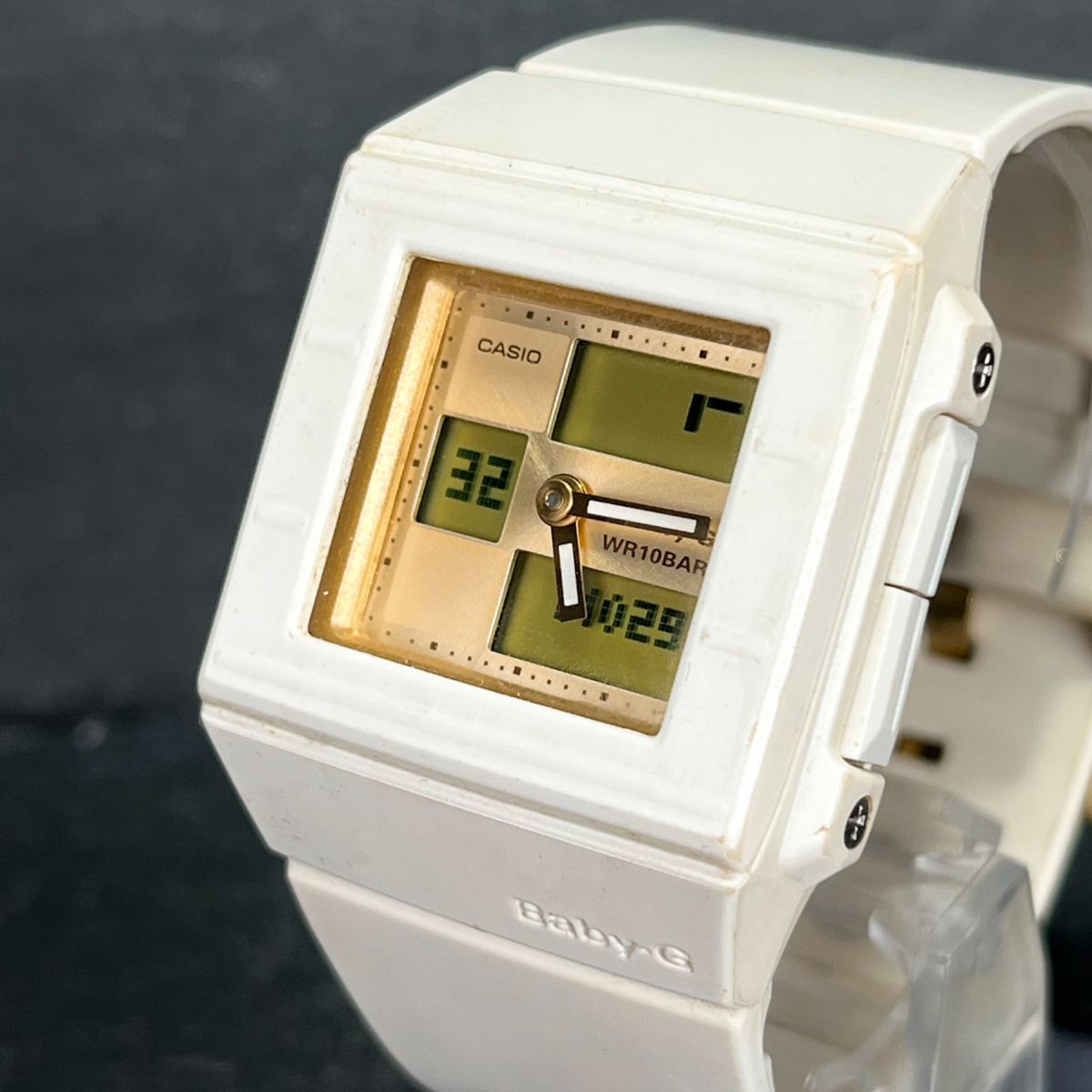海外モデル CASIO カシオ Baby-G ベビージー CASKET カスケット BGA-200-7E4 腕時計 アナデジ クオーツ 2針 デイデイト 新品電池交換済み_画像2