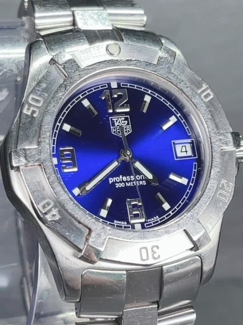 超美品 TAG HEUER タグホイヤー エクスクルーシブ 2000シリーズ プロフェッショナル WN1112 クォーツ 腕時計 ダイバーズウオッチ