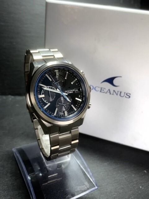 新品 CASIO カシオ OCEANUS オシアナス クラシックライン OCW-T4000A-１AJF 腕時計 タフソーラー 電波ソーラー 電波時計 チタニウムの画像4