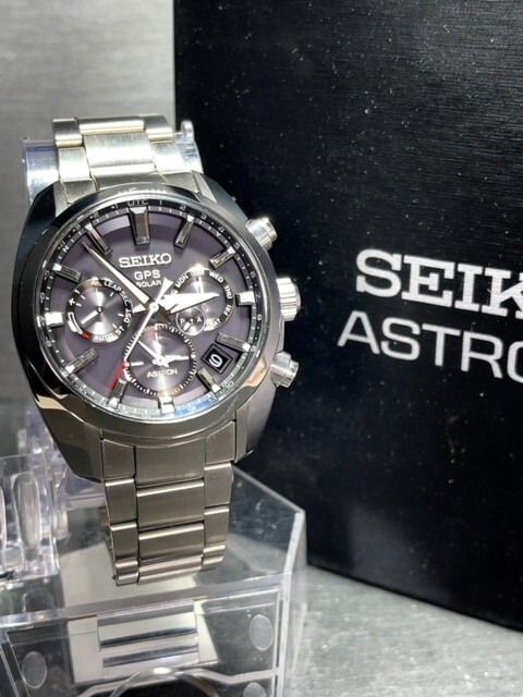 新品 セイコー SEIKO アストロン ASTRON ソーラー電波 GPS衛星電波 GPSソーラー 腕時計 グローバルライン スポーツ SBXC021 5Xシリーズの画像4