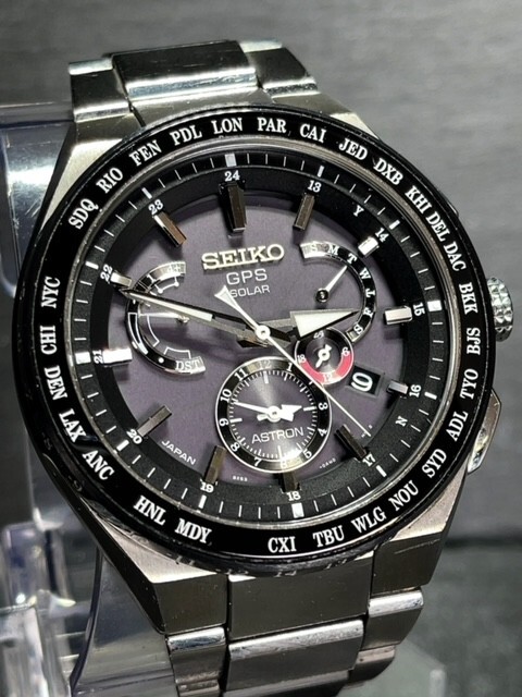第二世代 セイコー SEIKO アストロン ASTRON GPS ソーラー 腕時計 ソーラーGPS衛星電波時計 エグゼクティブライン SBXB123 8X82 8の画像1