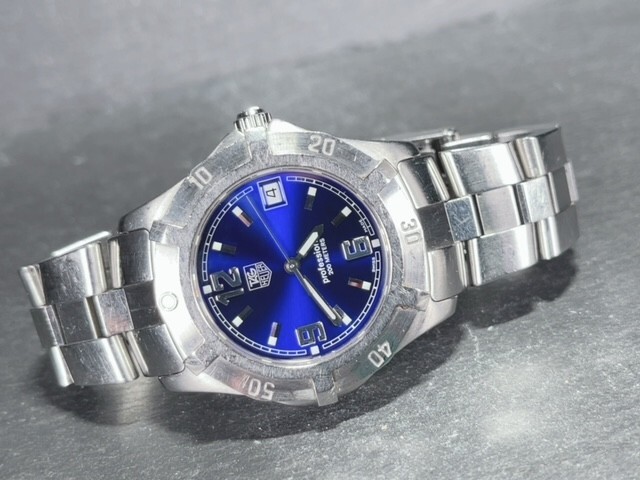 超美品 TAG HEUER タグホイヤー エクスクルーシブ 2000シリーズ プロフェッショナル WN1112 クォーツ 腕時計 ダイバーズウオッチ