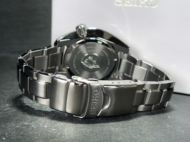 流通限定 新品 SEIKO セイコー PROSPEX プロスペックス SUMO スモウ ダイバースキューバ ソーラー 腕時計 GMT SBPK003 ブラック 黒_画像8