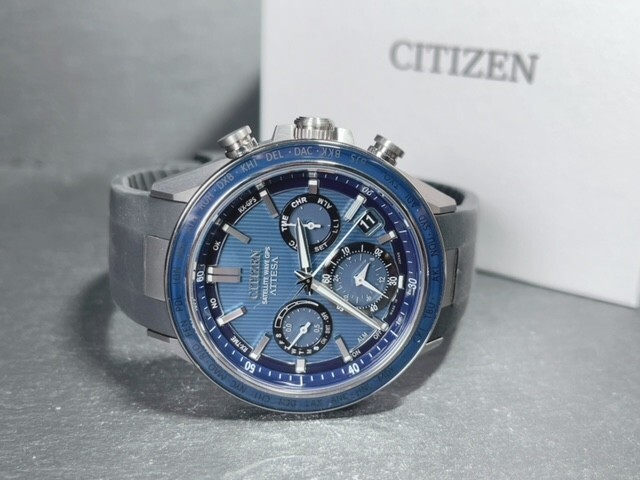 新品 CITIZEN ATTESA シチズン アテッサ アクトライン ACTLine ダブルダイレクトフライト CC4050-18L ソーラー電波 腕時計 GPS衛星電波受信の画像7