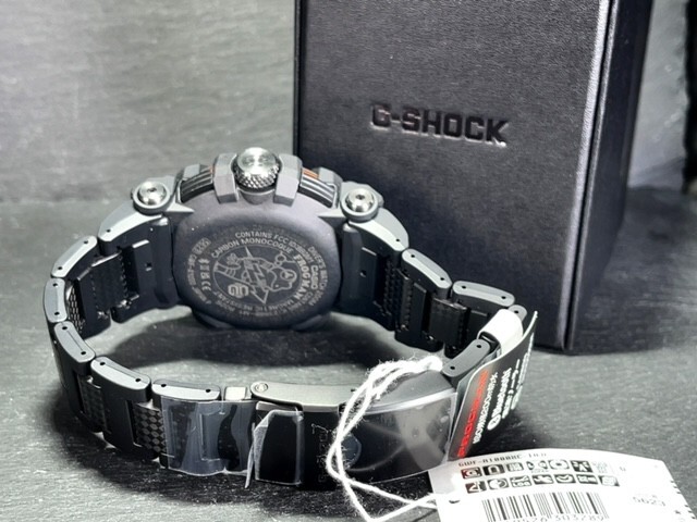 新品 CASIO G-SHOCK カシオ ジーショック FROGMAN フロッグマン 電波ソーラー Bluetooth カーボンコンポジットバンド GWF-A1000XC-1 腕時計の画像9