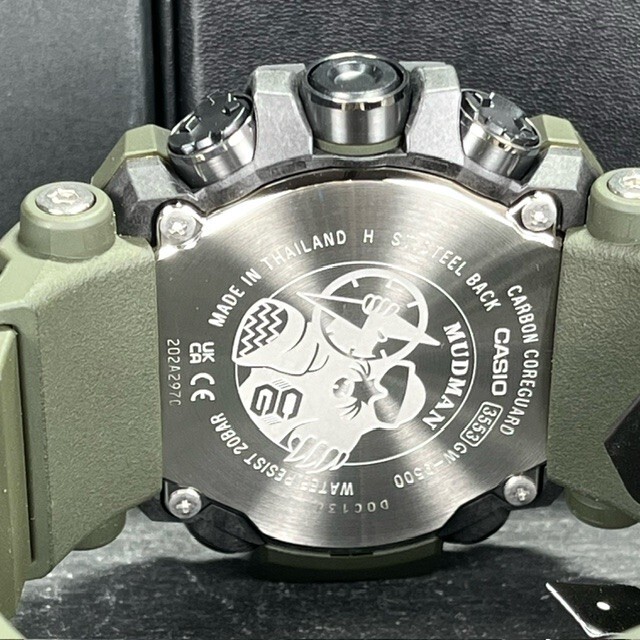新品 CASIO G-SHOCK カシオ ジーショック MUDMAN マッドマン GW-9500-3JF 腕時計 電波ソーラー トリプルセンサー カーキ メンズ デジタル_画像8