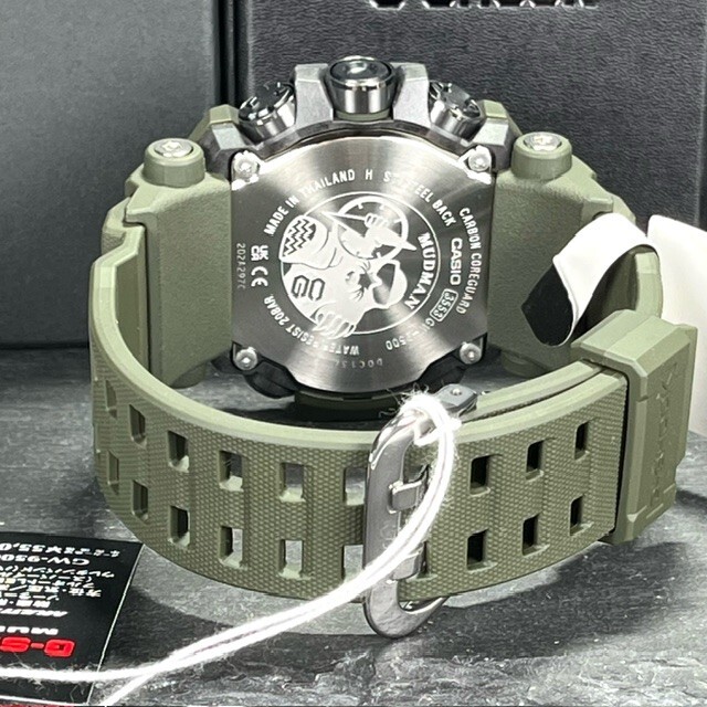 新品 CASIO G-SHOCK カシオ ジーショック MUDMAN マッドマン GW-9500-3JF 腕時計 電波ソーラー トリプルセンサー カーキ メンズ デジタル_画像7