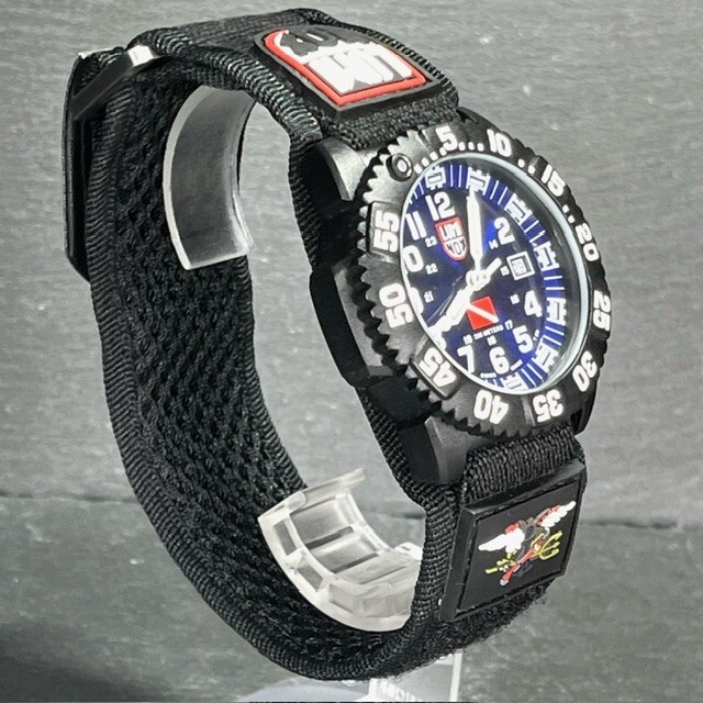 新品 LUMINOX ルミノックス 3953SEA ネイビーシールズ Navy SEAL ベルクロベルト 腕時計 クオーツ 電池交換済み 海外モデル ミリタリーの画像4