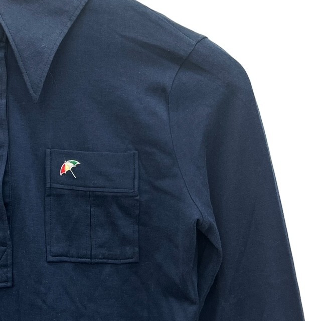 Arnold Palmer アーノルドパーマー 服 シャツ ワンポイント ファッション トップス アパレル 綿100％ ネイビー ポロシャツ_画像3