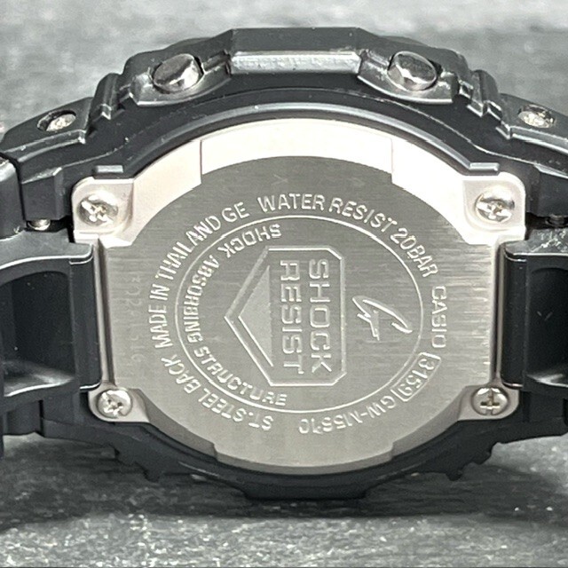 CASIO G-SHOCK カシオ ジーショック GW-M5610-1BJF 腕時計 電波ソーラー ブラック スクエア マルチバンド6 デジタル アナログ メンズの画像7