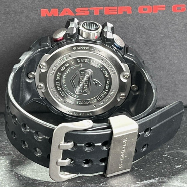 CASIO G-SHOCK カシオ ジーショック GULFMASTER ガルフマスター GWN-1000B-1A 腕時計 デジタル ブラック アナログ ソーラー電波の画像6