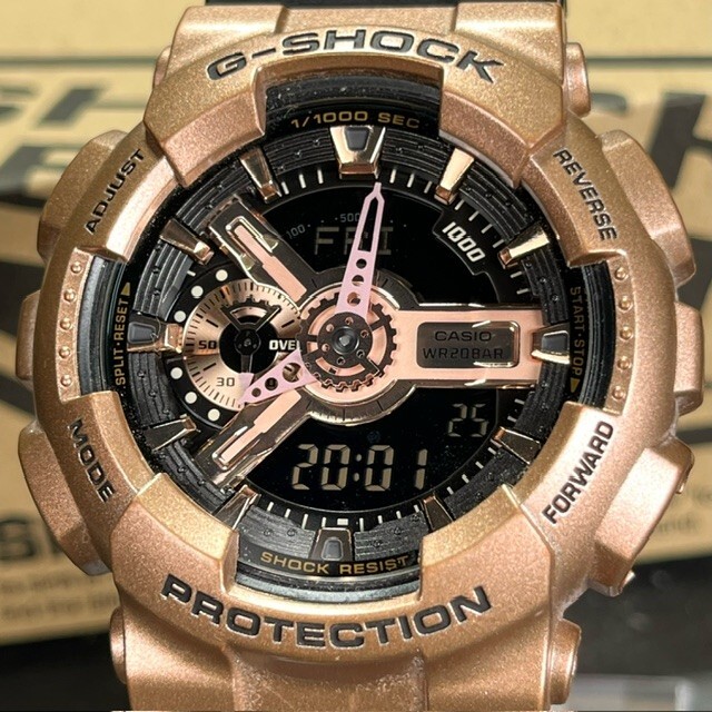 CASIO G-SHOCK カシオ ジーショック クレイジーゴールド Crazy Gold GA-110GD-9B2JF 腕時計 クオーツ アナログ デジタル メンズ_画像3