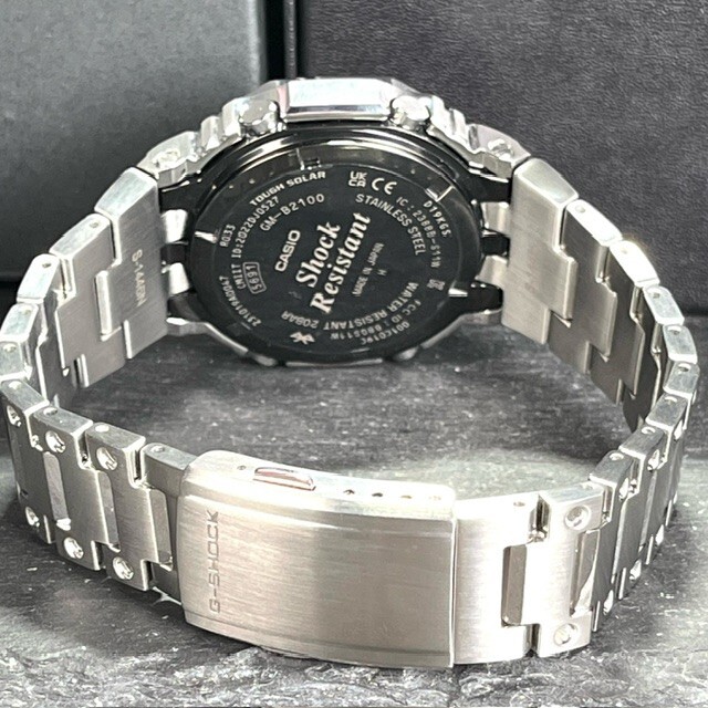 新品 CASIO G-SHOCK カシオ ジーショック GM-B2100D-1AJF 腕時計 ソーラー ブラック スマートフォンリンク フルメタル アナログ メンズ_画像6