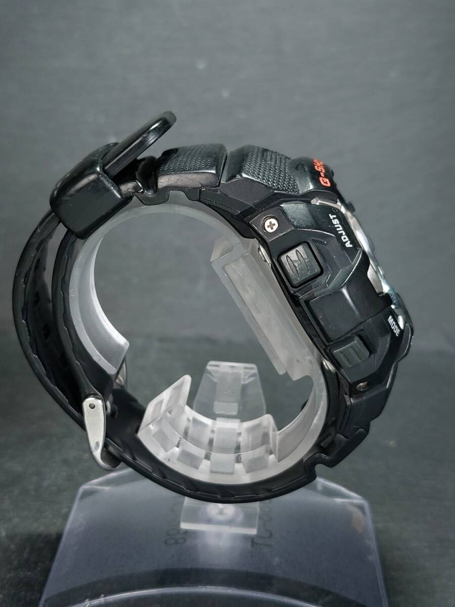 CASIO カシオ G-SHOCK ジーショック TheG GW-1500J-1A メンズ デジアナ タフソーラー 腕時計 ブラック ラバーベルト ステンレススチールの画像5