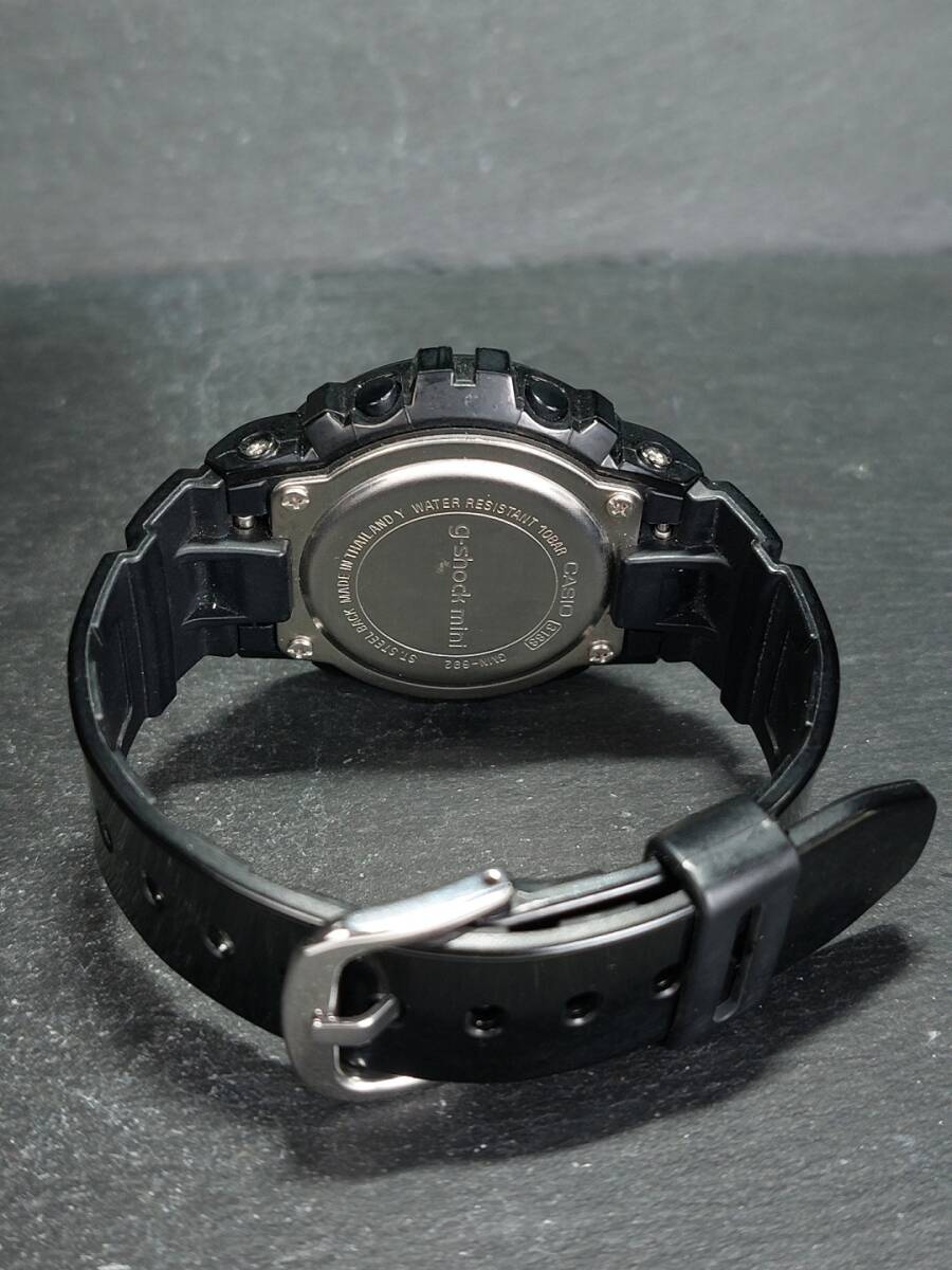 CASIO カシオ G-SHOCK mini ジーショックミニ GMN-692-1JR デジタル 腕時計 ブラック ピンク ステンレス ラバーベルト 新品電池交換済みの画像7