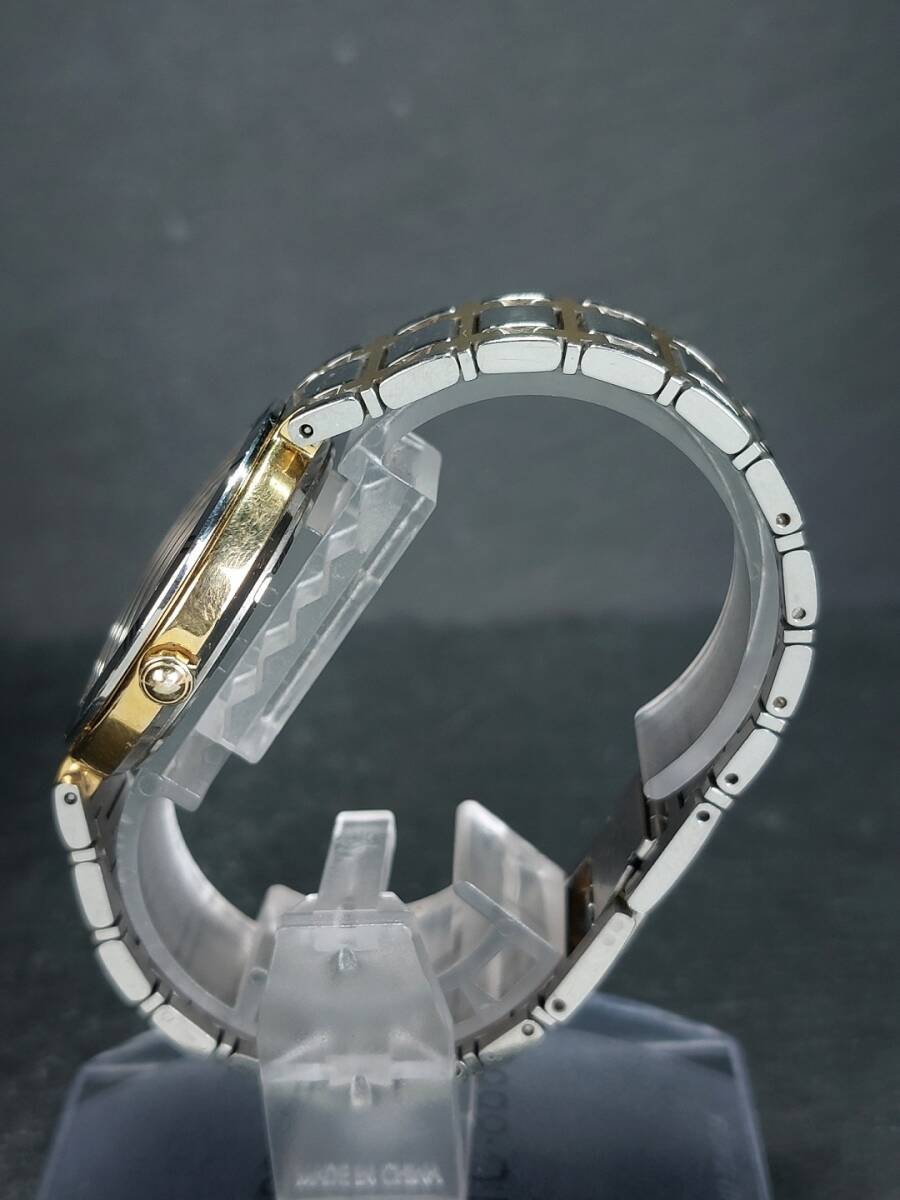 SEIKO セイコー PRESAGE プレサージュ SAWH002 アナログ 腕時計 ホワイト文字盤 シルバー&ゴールド メタルベルト ステンレス 電池交換済みの画像4