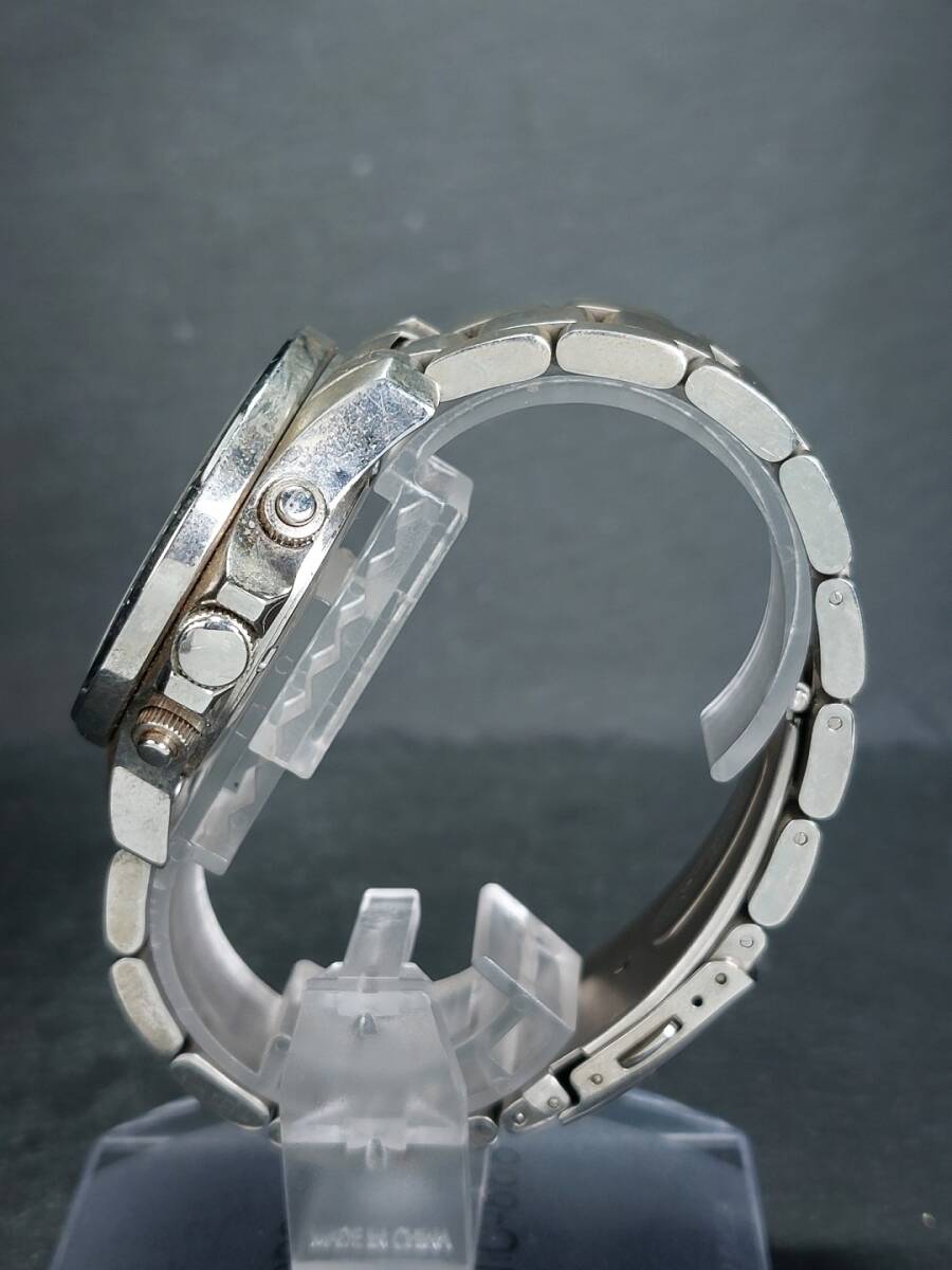 GALLANTFIDELE ギャランフィデル GF-10033 メンズ アナログ クォーツ 腕時計 ホワイト文字盤 クロノグラフ デイトカレンダー メタルベルトの画像4