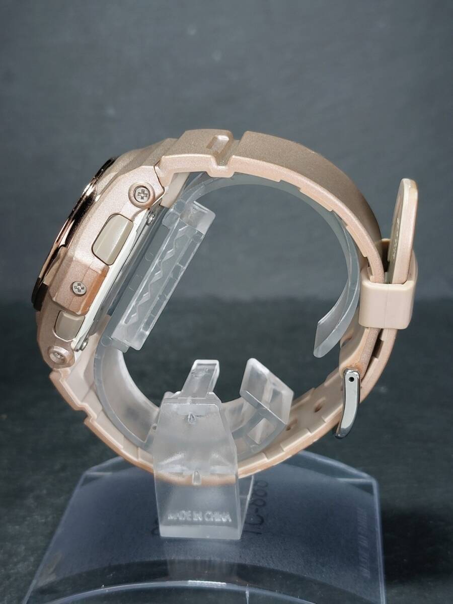 CASIO カシオ Baby-G ベビージー BGA-141-5B2 デジアナ 腕時計 ベージュ ラバーベルト ステンレススチール スモールサイズ 動作確認済みの画像4