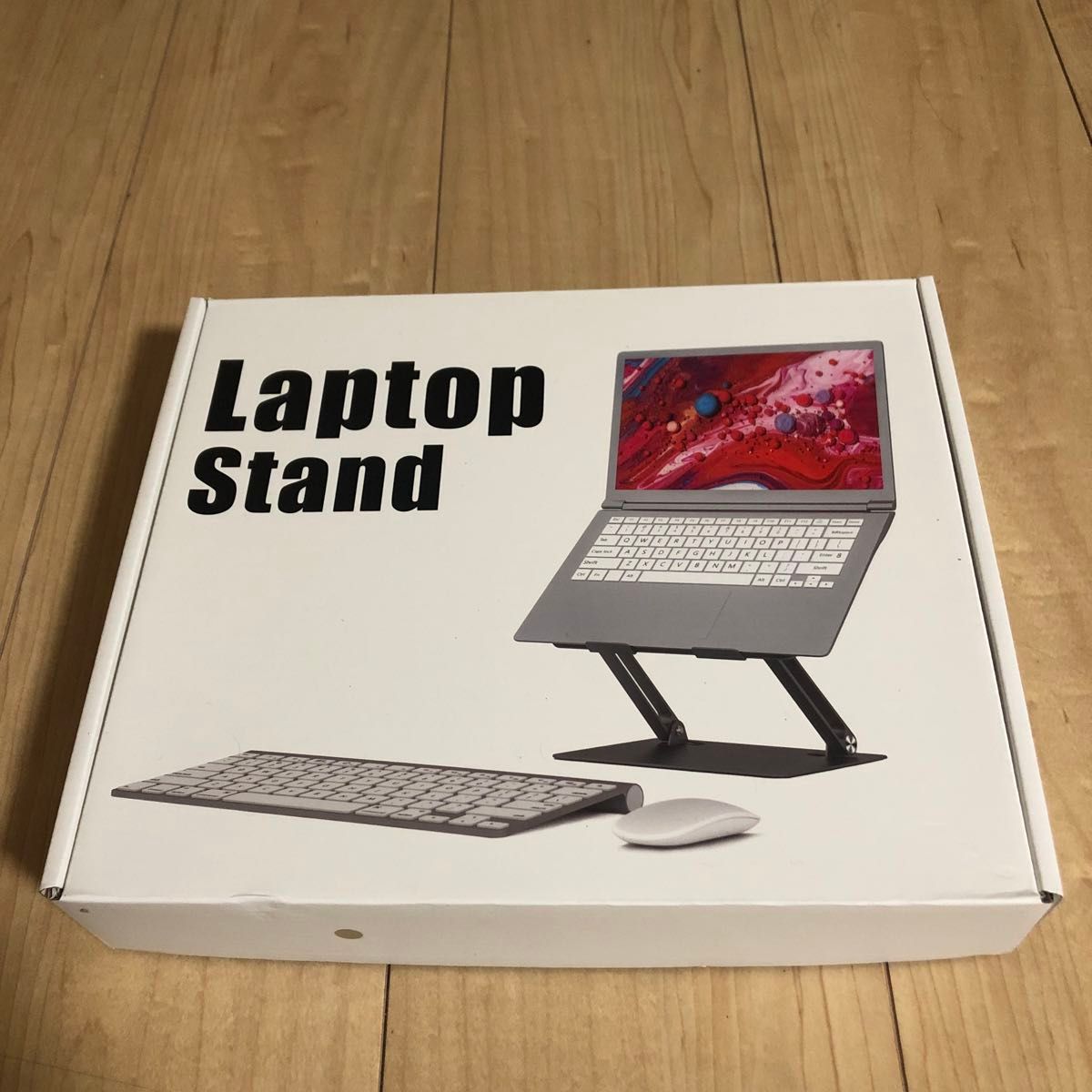 新品　ノートPCスタンド　パソコンスタンド　スマホ　タブレット　折りたたみ式
