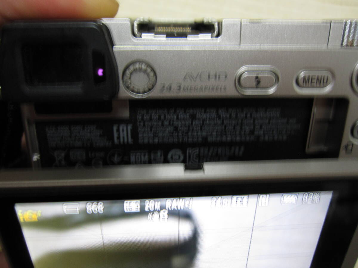  распродажа SONY a6000 ILCE-6000 E 3.5-5.6/18-55 беззеркальный однообъективный цифровая камера рабочее состояние подтверждено перевод иметь 