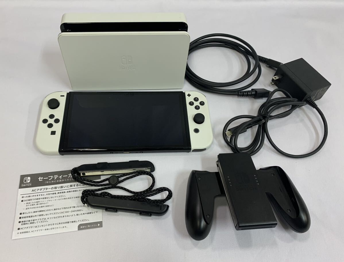 Nintendo Switch 有機ELモデル 白 040/582Dの画像2