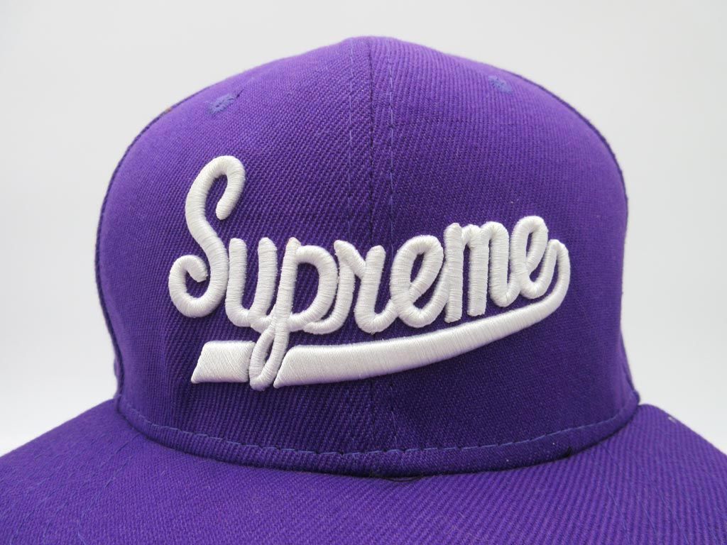 New Era supreme ニューエラ シュプリーム ベースボール キャップ sizeF/紫 ■■◎ ☆ ebb5 メンズ_画像5