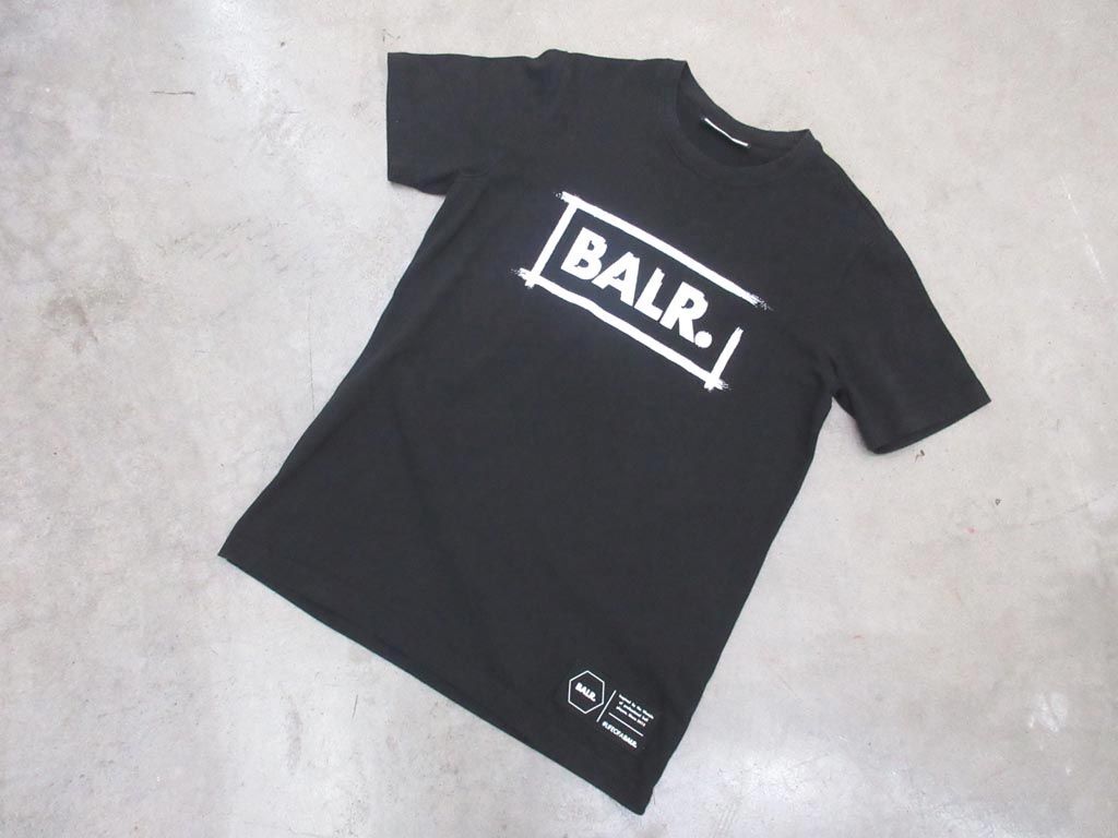 ゆうパケットOK BALR. ボーラー 半袖 Tシャツ sizeS/黒 ■◆_画像1