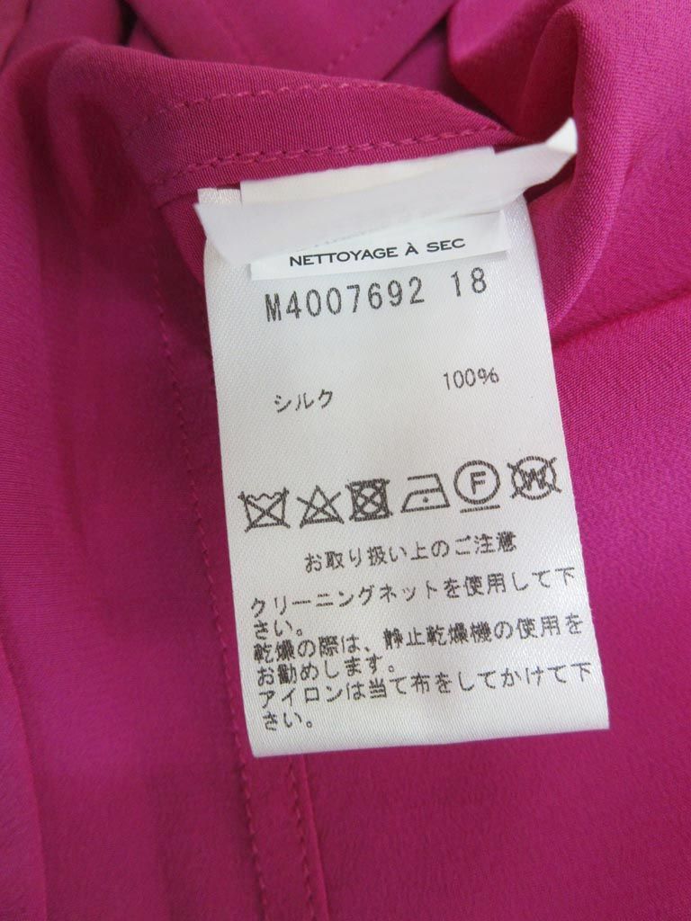 美品 MARC JACOBS マークジェイコブス ブラウス シャツ size0/黒ｘ紫 ■◇_画像5