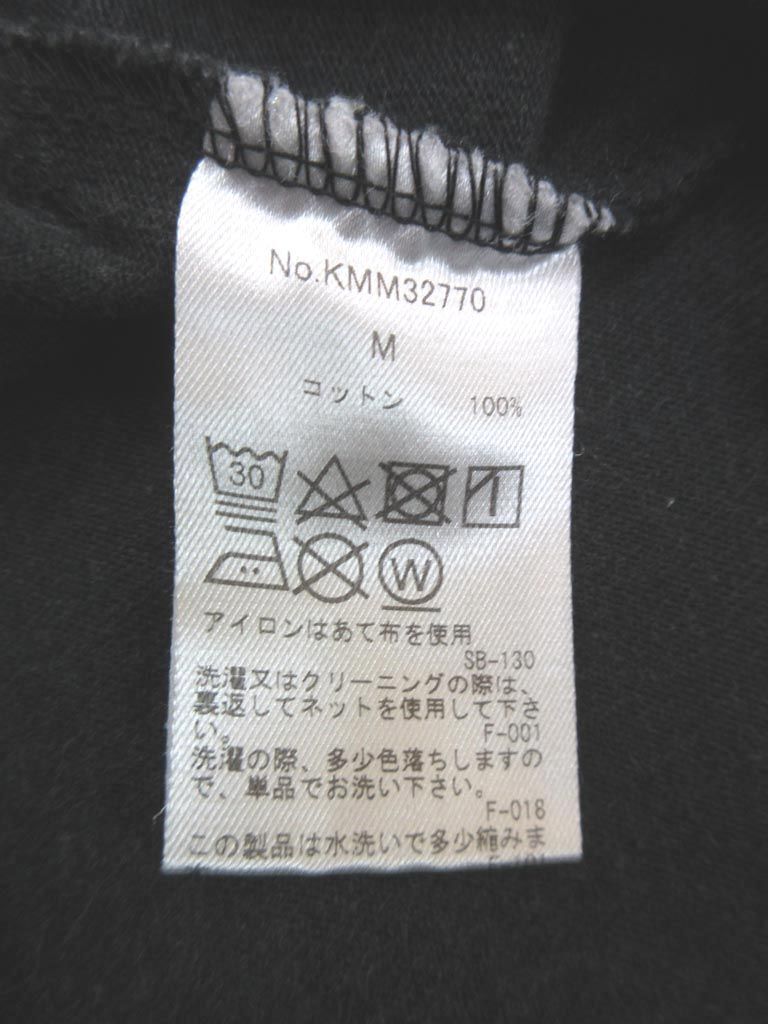ゆうパケットOK MAISON KITSUNE メゾンキツネ 半袖 Tシャツ sizeM/黒 ■◆の画像5