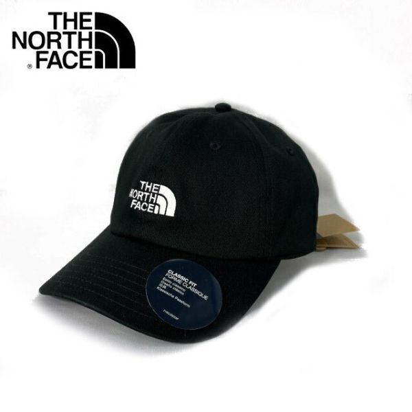 1円～!売切!【正規新品】THE NORTH FACE Backyard Ball Cap 帽子 キャップ US限定 ハーフドームロゴ刺繍 男女兼用(OS)黒 180623-15の画像3