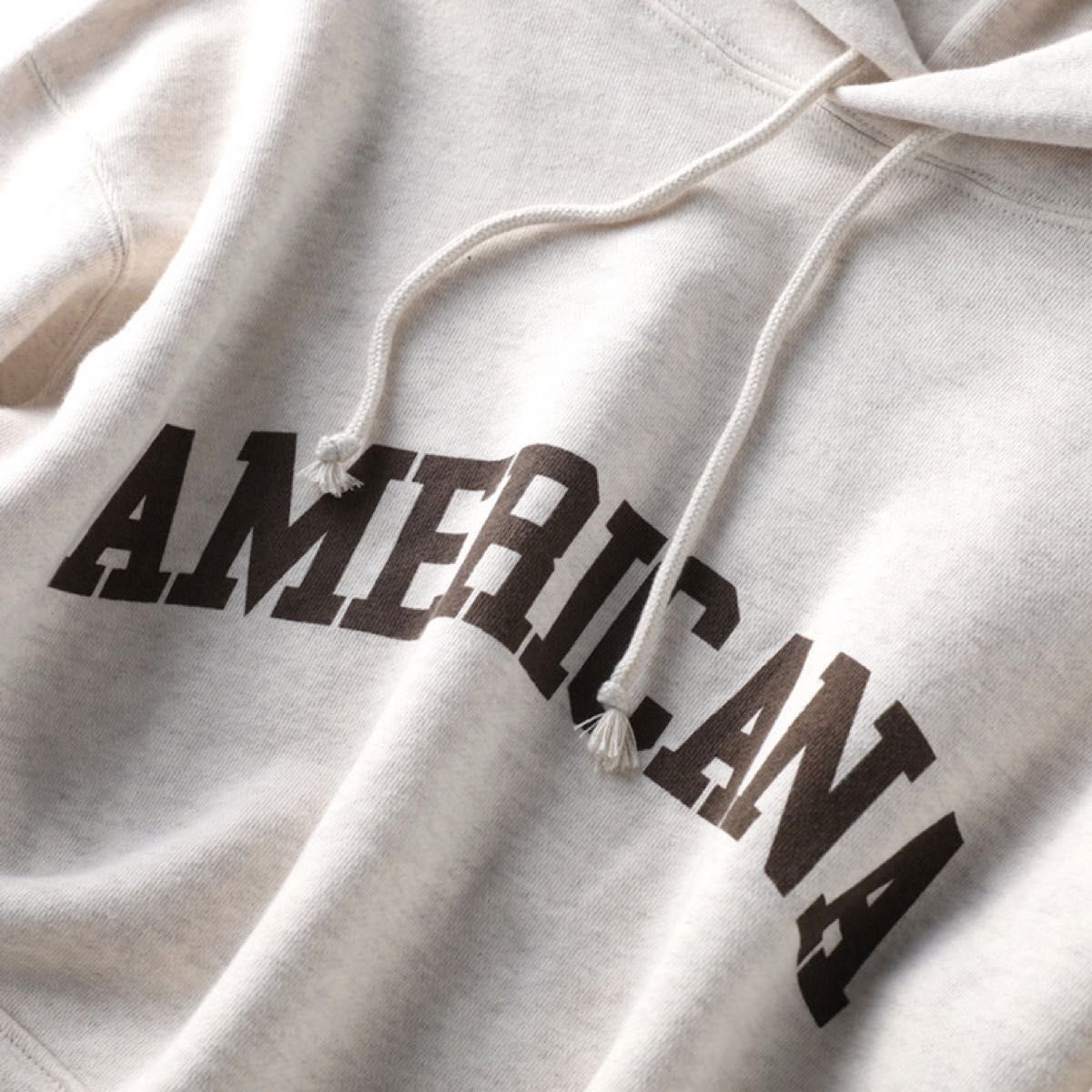 新品未使用　Americana/アメリカーナ　Logo Parka ナチュラル　即日発送