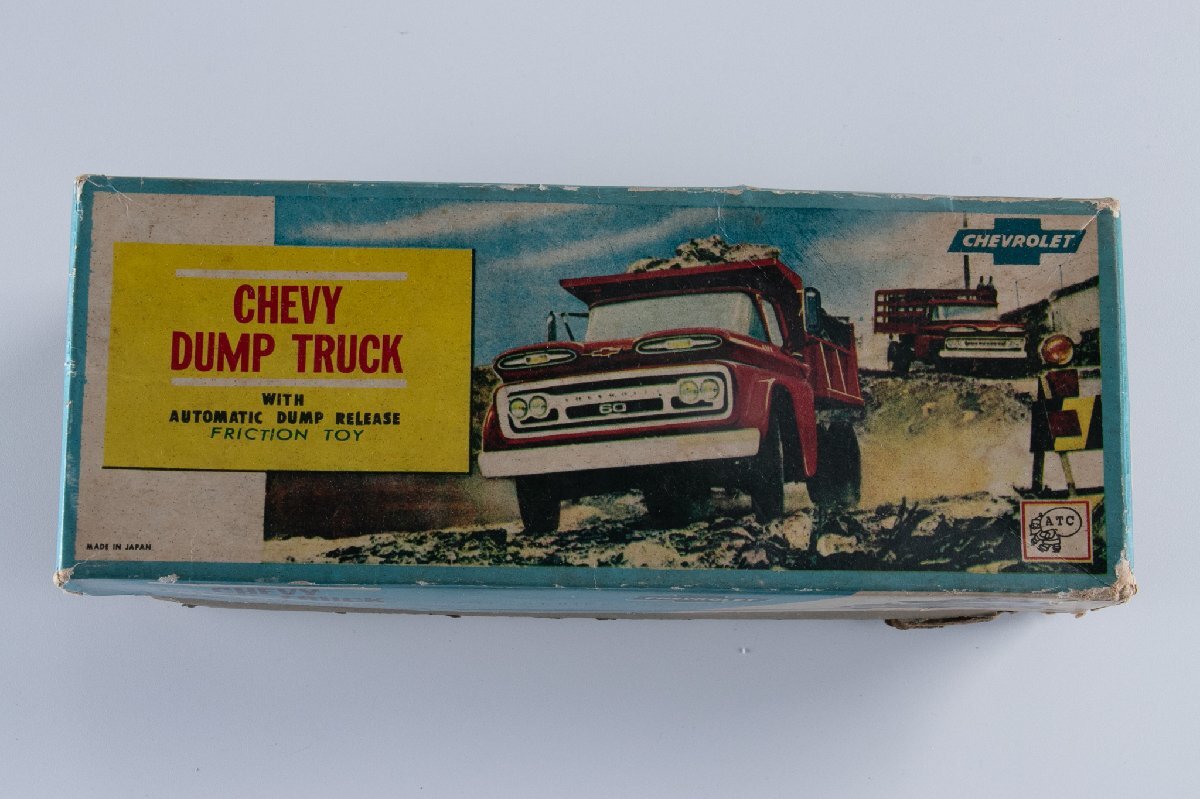 【レトロ玩具】ATC 日本製 Chevy Dump Truck シボレー ブリキ