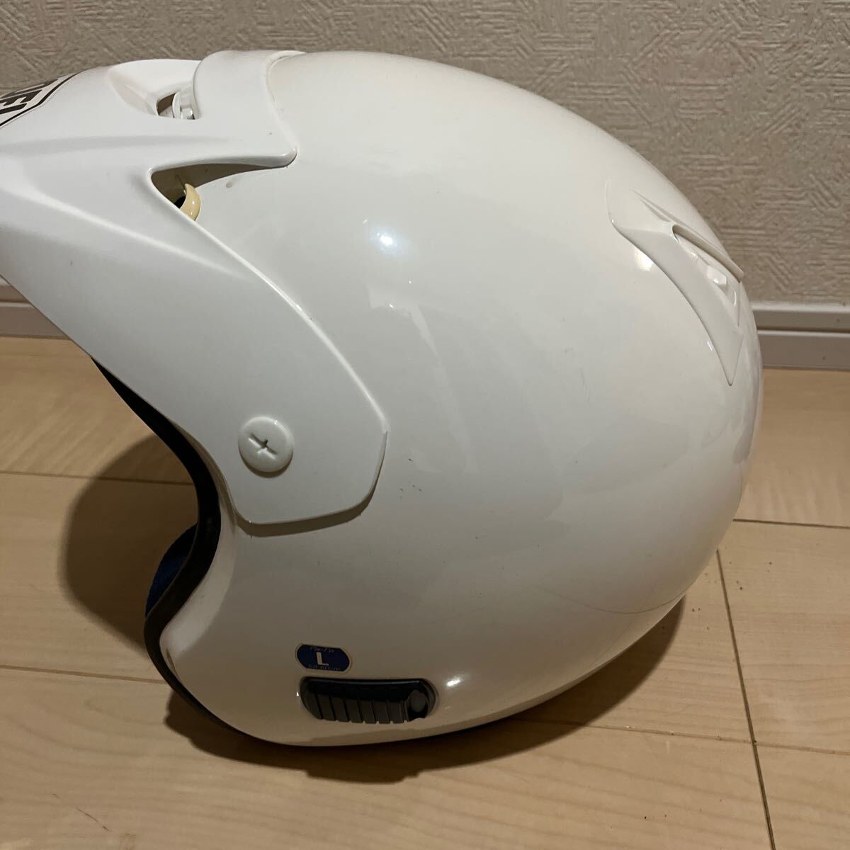 SHOEI ショウエイ ヘルメット ジェットヘルメット TR3 ホワイト Lサイズ_画像3