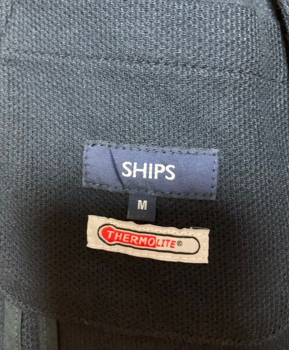 SHIPS サーモライト素材 ネイビージャケット Mサイズ 