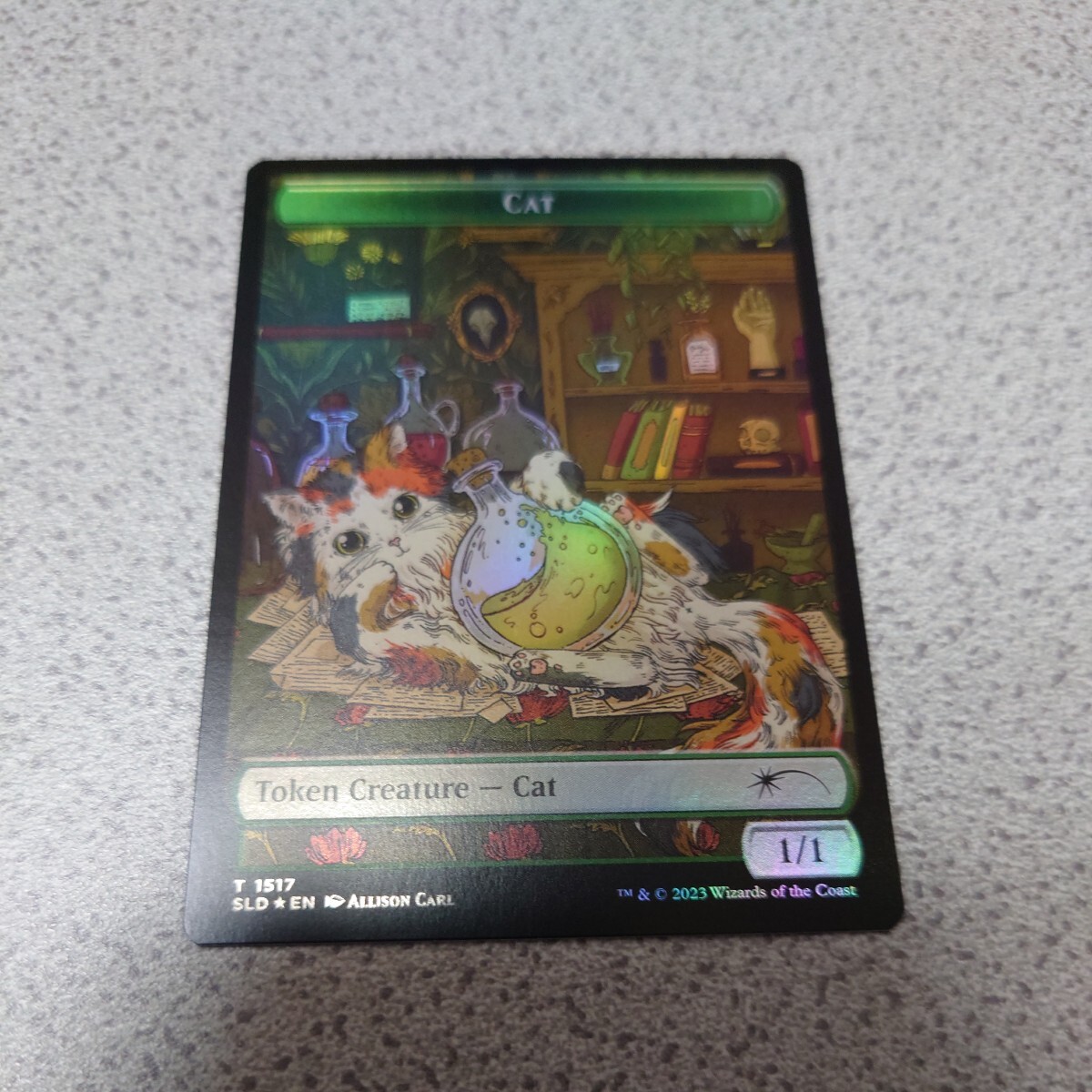 平地 foil 10枚セット SLD 犬 猫 MTG SLD 猫/犬両面トークン英語foil 一枚Secret lair Raining