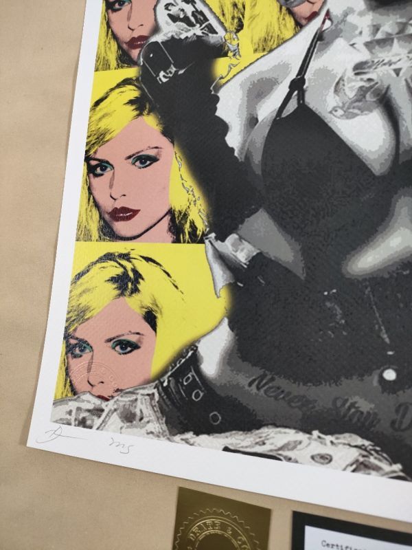 #084 DEATH NYC 世界限定ポスター 現代アート ポップアート マリリンモンロー バンクシー アンディウォーホル デボラハリー POP_画像3
