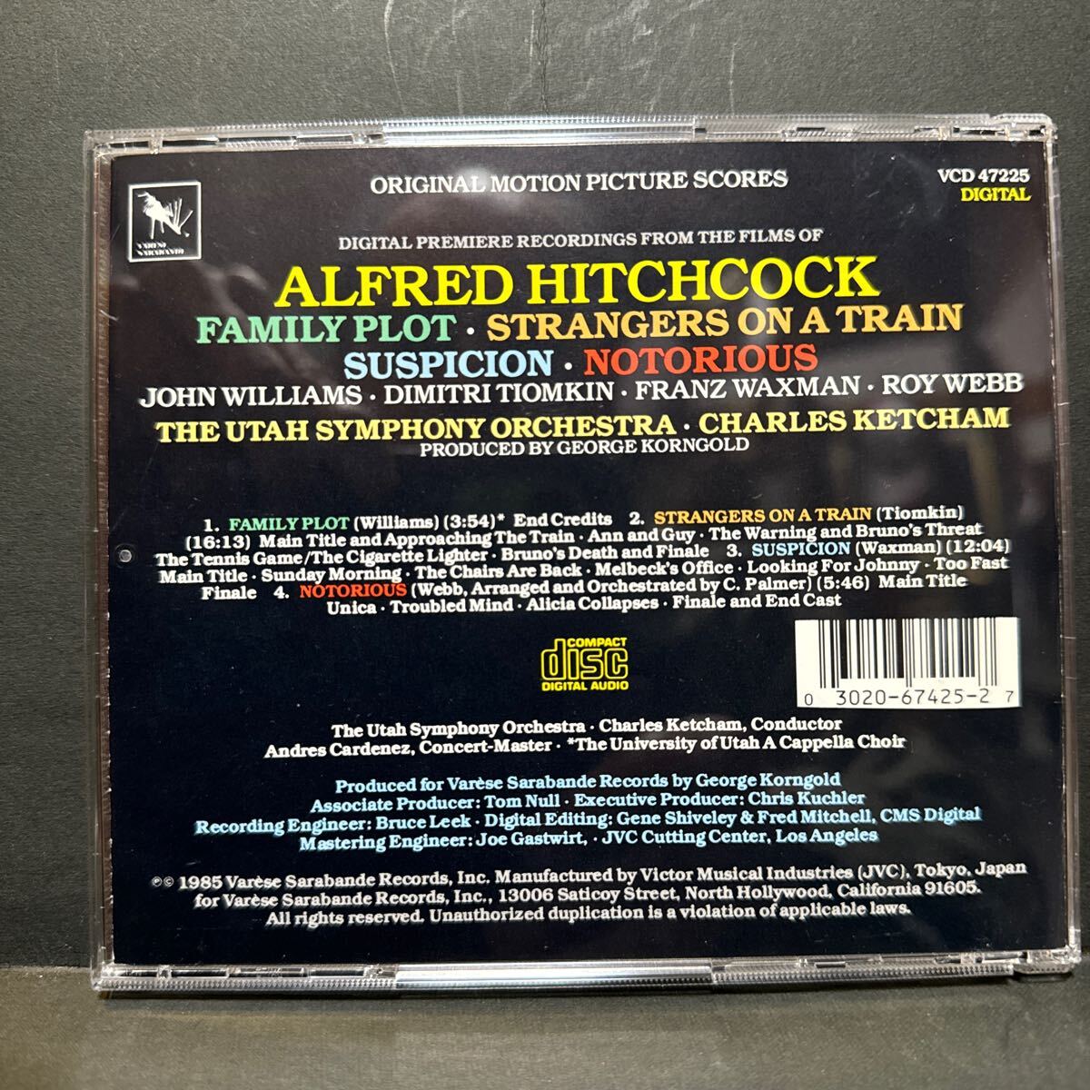 アルフレッド・ヒッチコック 輸入盤 CD ALFRED HITCHCOCKの画像2