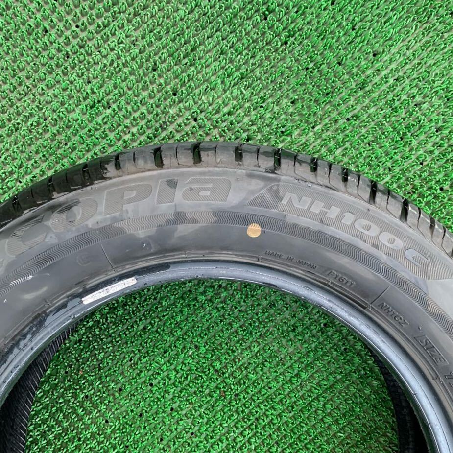 MB865-404 バリ山 ブリヂストン ECOPIA NH100C サマータイヤ【 1本 】 175/65R15 84H アクア スペイド インサイト ポルテ ヴィッツ 等_画像6